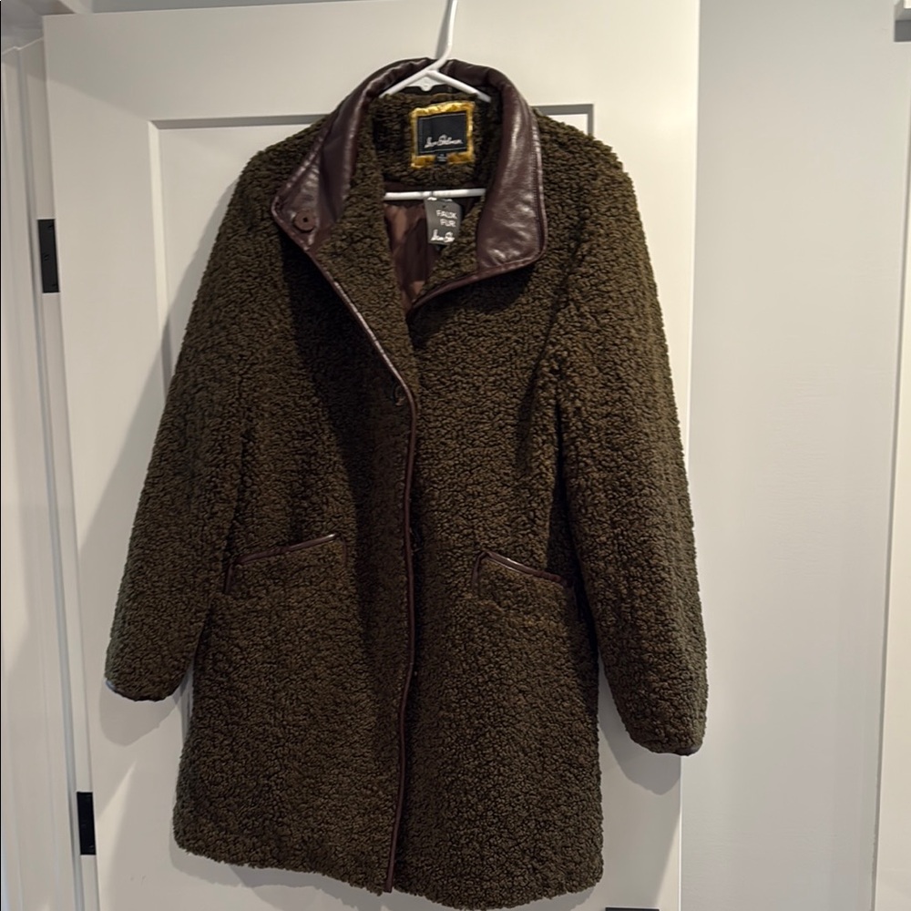 L.L. Bean Women's Brown Sherpa Coat